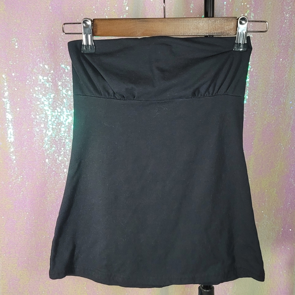 Derek Heart Black Tube Top Size S